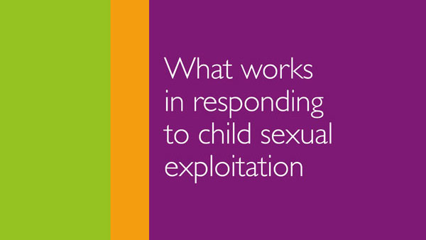 What works in responding to child sexual exploitation