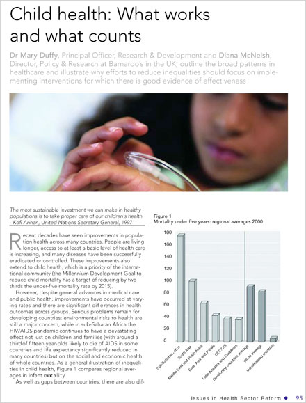 What works for Children evidence summaries