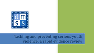 Tacking youth violence including knife crime